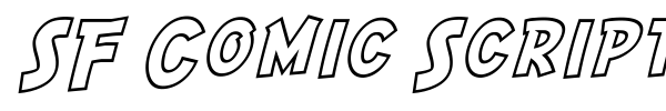 SF Comic Script font preview